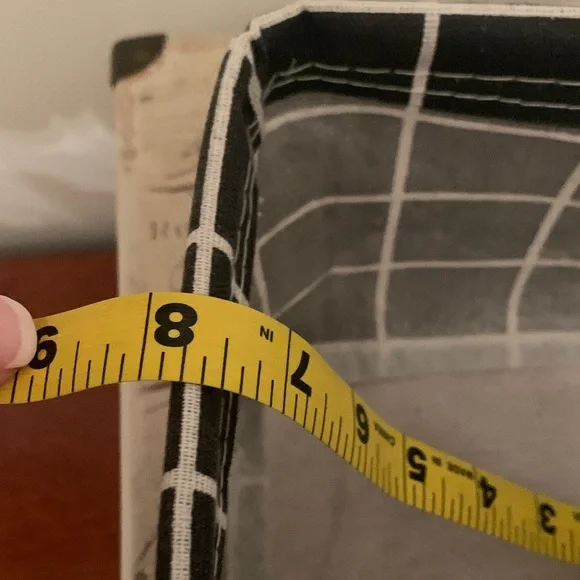 Grid Pattern Storage Bins - Set of 2 💖 - Picture 8 of 10